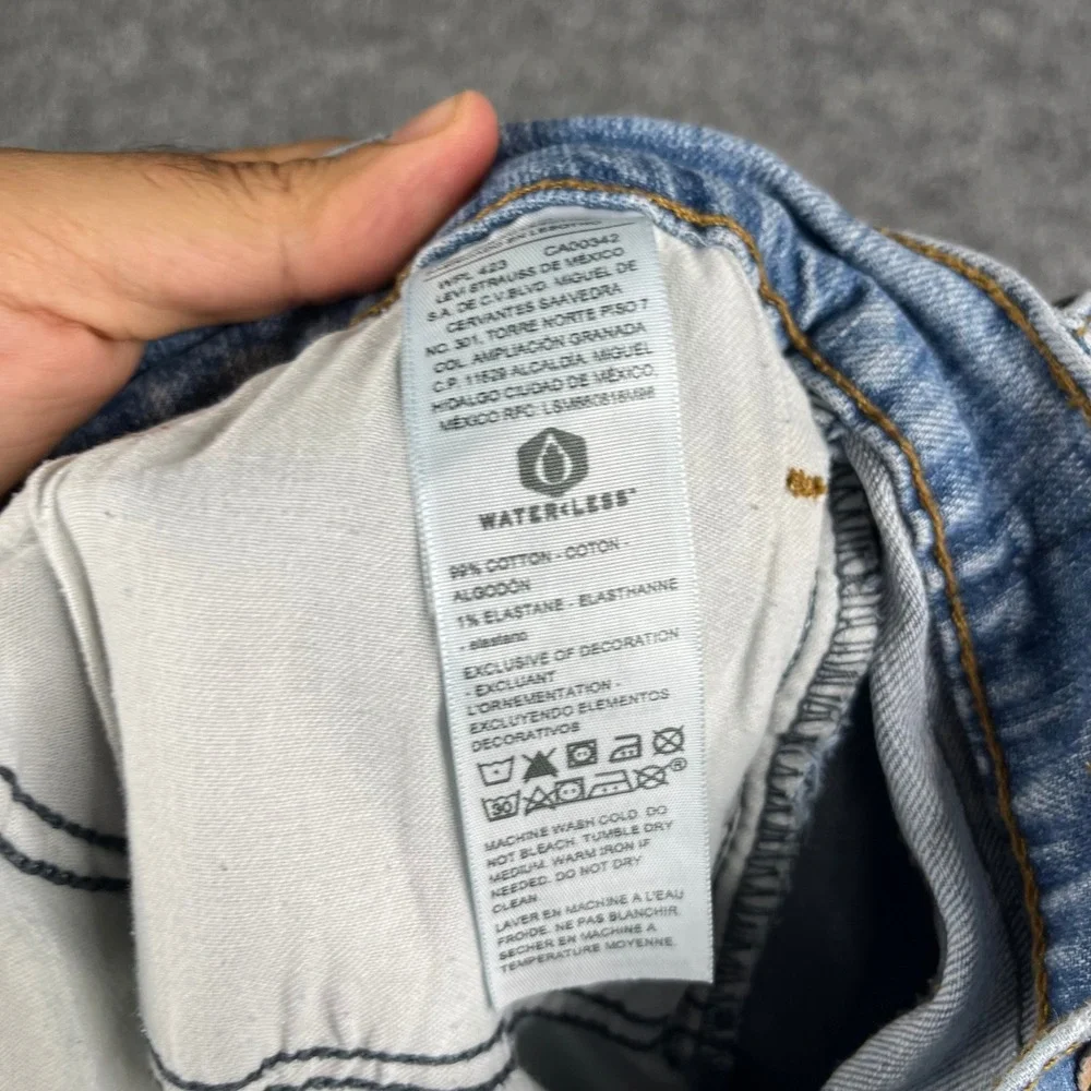 Signature‎ by Levi Strauss Jeans Mens Size 40x36 Light Wash Straight Fit Denim